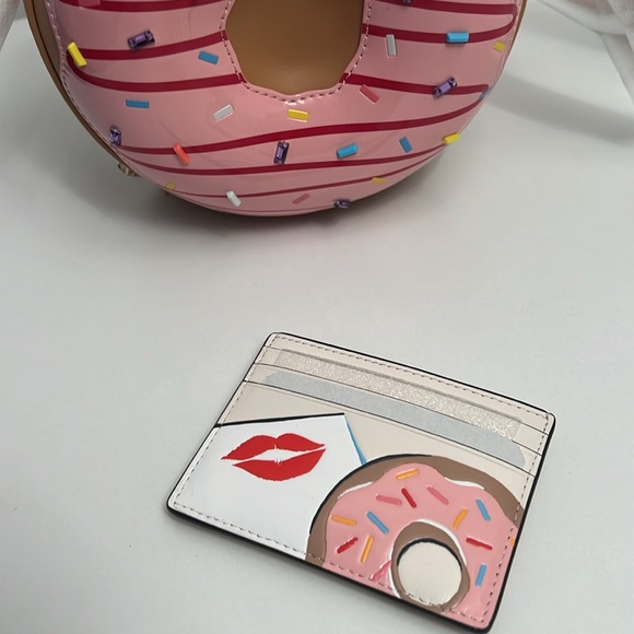 Kate Spade Donut Top Handle Crossbody Bag 7.24”H x 7.24”W x 4”D Smooth Leather - Picture 7 of 11